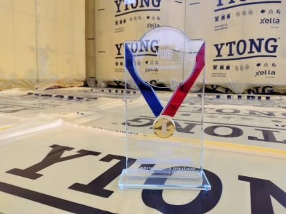 Ytong je počtvrté Nejdůvěryhodnější značkou zdícího materiálu