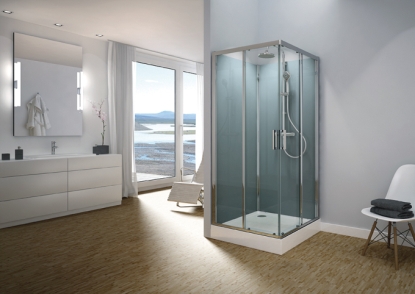 Modulární sprchové kabiny MODUL 1400 od společnosti SanSwiss