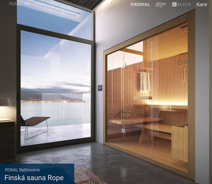 Moderní saunové řešení pro každého od Glass 1989