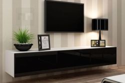 Jednoduchá obývací stěna v moderním designu