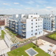 Bydlení Schichtgründe charakterizuje BIM a zeleň na střechách domů i v okolí