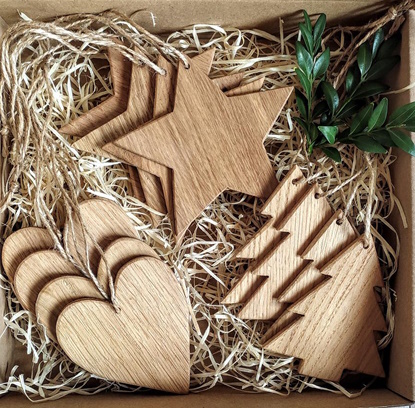 Soutěž o dřevěné vánoční ozdoby od lokálních tvůrců Handmade D&P Wood