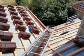 Rekonstrukce šikmé střechy rodinného domu