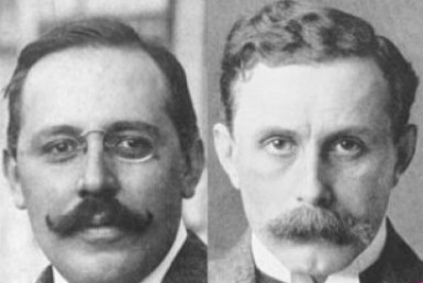 Josef Hoffmann a Adolf Loos v roce 1903. Zdroj: www.mak.at