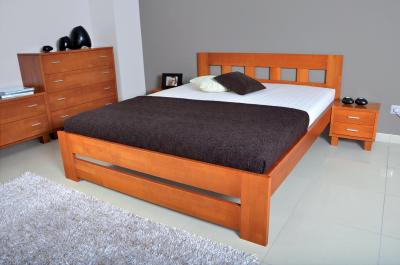Foto postel Jana z tvrdého masivního dřeva